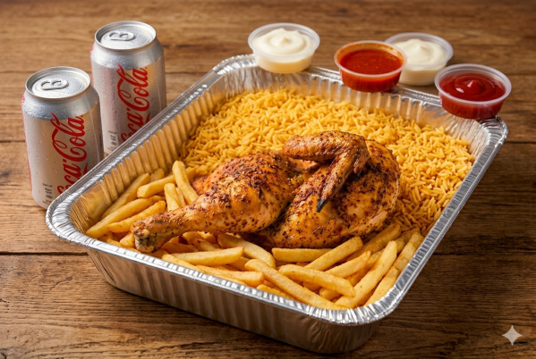 half chicken grill
