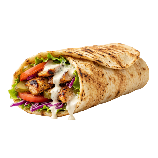 chicken shawarma wrap
